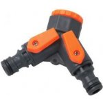 Aqua Rozdvojka s ventilem pro 2 rychlospojky AQUA – Hledejceny.cz