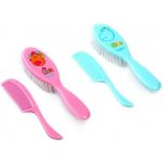 BabyOno hřebínek s kartáčkem růžový – Zboží Dáma