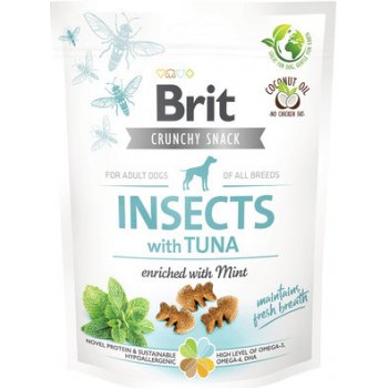 Brit Care Dog Crunchy Cracker Insects with Tuna enriched with Mint 200 g