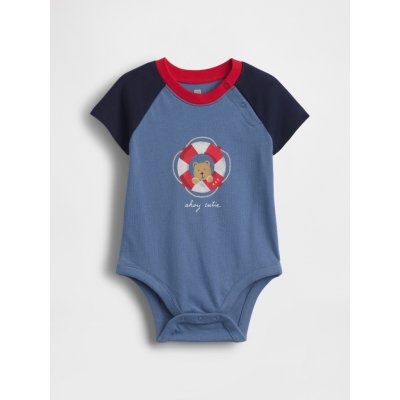 GAP Baby body First Favorites Tmavě modrá – Hledejceny.cz
