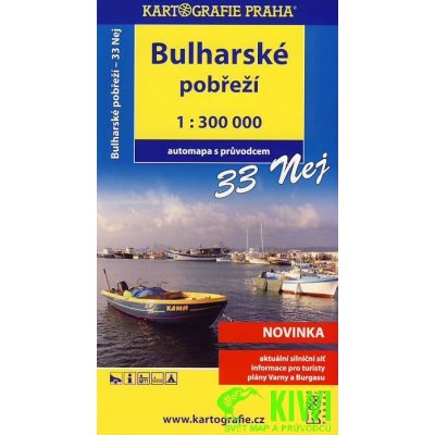 Bulharské pobřeží 1: 300 000 automapa s průvodcem – Zbozi.Blesk.cz