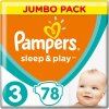Plenky Pampers Sleep&Play 3 78 ks