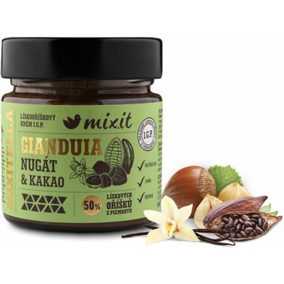 Mixit Mixitella Premium Lískový oříšek z Piemontu s mlékem a kakaem 200 g – Zbozi.Blesk.cz