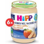 Hipp Bio na dobrou noc s keksy a jablky 6 x 190 g – Zboží Dáma