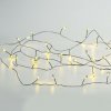 Vánoční osvětlení ACA Lighting 50 LED dekorační řetěz WW černý měďený kabel na baterie 3XAA IP20 2.5m+30cm 3W X01501417