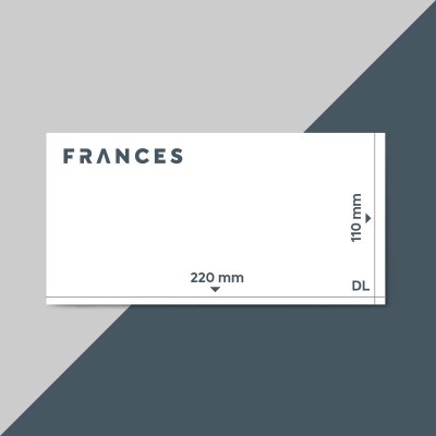 Bílé obálky Frances – Zboží Živě