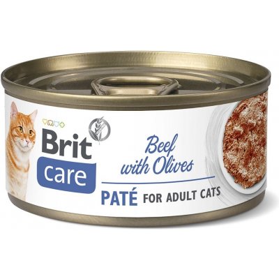 Brit Care Cat Beef Paté with Olives 24 x 70 g