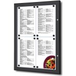 A-Z Reklama CZ elegantní menu vitrína na stěnu SCZN C9005 4 x A4 – Zboží Živě