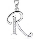 Nubis Stříbrný přívěšek iniciála písmeno NB 4495 M – Zboží Mobilmania