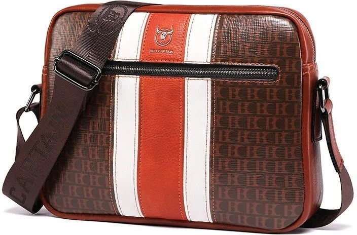 Bullcaptain crossbody taška přes rameno Othon Hnědá 5L BULLCAPTAIN DJB0101s2