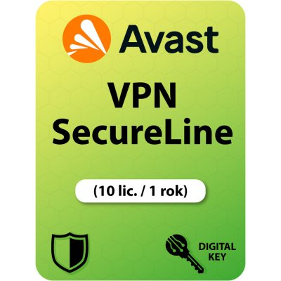 AVAST SECURELINE VPN 10 lic. 1 ROK (ASMEN12EXXA010) – Hledejceny.cz