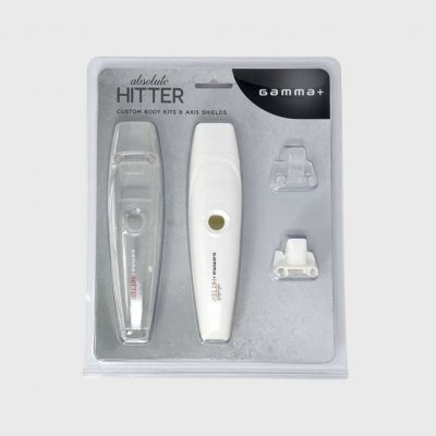 Gamma Piú Absolute Hitter Trimmer vyměnitelné kryty White & Transparent 2 ks