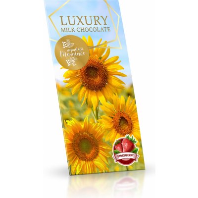 LUXURY Nejmilejší mamince mléčná s jahodovým posypem 175 g – Hledejceny.cz