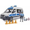 Auta, bagry, technika Bruder 02683 Auto MB Sprinter dodávka Policie model 1:16 na baterie Světlo Zvuk