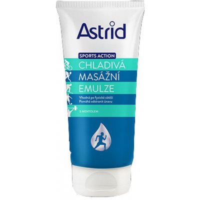 Astrid Chladivá masážní emulze s mentolem 200 ml – Zbozi.Blesk.cz