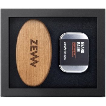 Zew For Men Stylish Bearded Man balzám na vousy 80 ml + kartáč na vousy 1 ks dárková sada