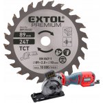EXTOL PREMIUM Kotouč pilový s SK plátky Ř89 x 1,0 x 10 mm, 24T – Zboží Dáma