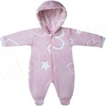 Baby Service Zimní kombinéza s kapucí wellsoft svítící ve tmě růžová – Hledejceny.cz