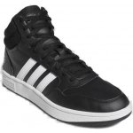 adidas Hoops 3.0 Mid core black/cloud white/grey six – Zboží Dáma