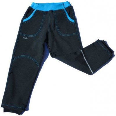 Gudo Softshellové kalhoty new funkční modré prošívání reflexní prvek – Zboží Mobilmania