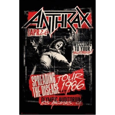 Plakát, Obraz - Anthrax - Spreading the Disease, (61 x 91.5 cm) – Hledejceny.cz
