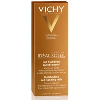 Vichy Ideal Soleil Auto Bronzant hydratační samoopalovací mléko na obličej a tělo 100 ml