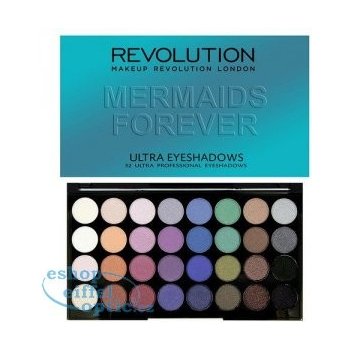 Makeup Revolution Mermaids Forever Ultra paletka 32 očních stínů