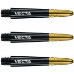 Winmau Vecta krátké 35mm, černý plast, zlatý hliníkový top – Hledejceny.cz