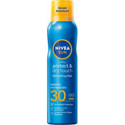 NoName NIVEA_Sun Protect & Dry Touch Osvěžující SPF30 200 ml – Hledejceny.cz