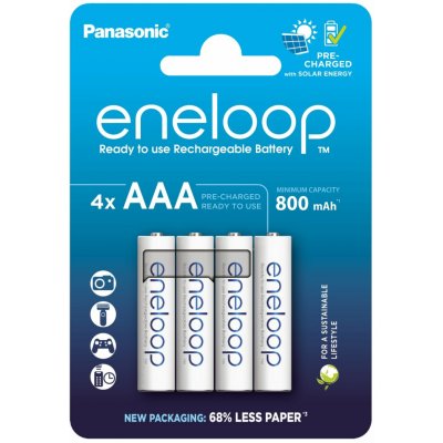 Panasonic Eneloop AAA 800mAh4ks 4MCDE/4BE – Zbozi.Blesk.cz