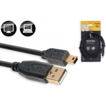 Stagg NCC5UAUNB USB 2.0 USB/MINI USB, 5m