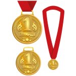 Fiestas Guirca Medaile vítězná CHAMPION s číslem 1 – Sleviste.cz