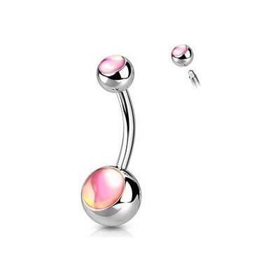 Šperky4U piercing do pupíku banánek BS0005-P – Zboží Dáma