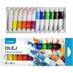 Barvy olejové sada 12 barev 12 ml – Sleviste.cz