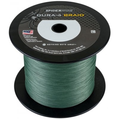 SpiderWire Šňůra Dura4 Zelená 1800m 0,20mm 17kg