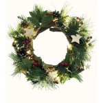 Retlux RXL 357 Vánoční věnec s chvojím a nano řetězem 20 LED – Zboží Dáma