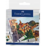 Olejové barvy Faber-Castell 24 barev, tuba 20 ml – Sleviste.cz