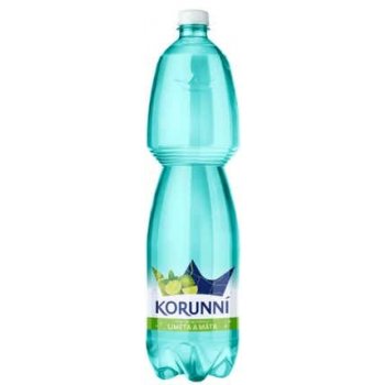 Korunní Limeta a máta jemně perlivá 1500 ml