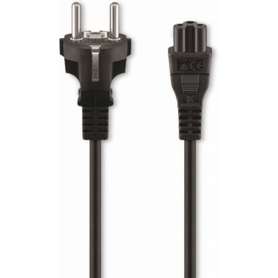 goobay Kabel k notebooku, CEE 7/7(M) - IEC320 C5, černý, 1,8m (trojlístek), přímý, černý (93586) - 19.92.1028 – Hledejceny.cz