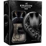 Kraken Black Spiced Gift 40,0% 0,7 l (dárkové balení 1 sklenice) – Hledejceny.cz