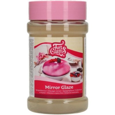 FunCakes Mirror glaze Zrcadlová poleva neutral 375 g – Zboží Mobilmania