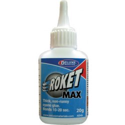 Deluxe Materials Roket Max vteřinové lepidlo husté 20 g