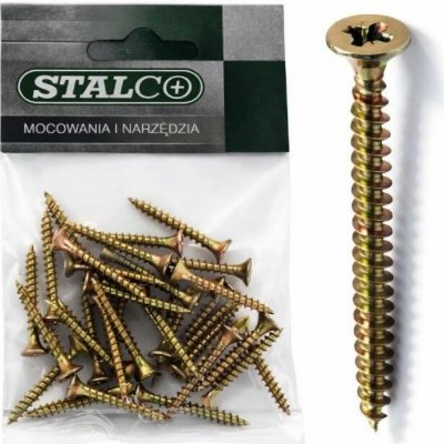 Vrut tvrzený do dřeva a dřevotřísky, ø 4,0 x 40 mm, PZ2, STALCO, bal.24 ks – Hledejceny.cz
