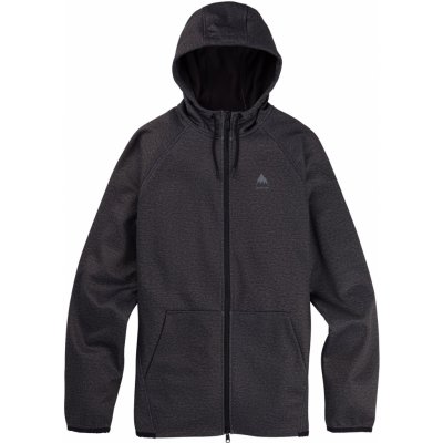 Burton Crown Weatherproof Fleece Zip True Black Heather