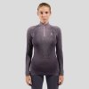 Dámské sportovní tričko Odlo Dámské termo prádlo BL TOP turtle neck l/s half zip PERFORMANCE WARM BLACKCOMB