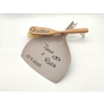 D decor svatební smetáček s lopatkou Prstýnky – Sleviste.cz