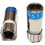 Konektor F Cabelcon F-6-TD 5.1 / 7.0 mm kompresní | Zboží Auto