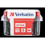 Verbatim Alkaline AAA 24ks 49504 – Zbozi.Blesk.cz