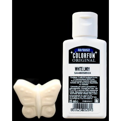 Colorfun barva do pryskyřice bíla 25 ml – Hledejceny.cz