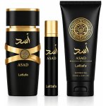 Lattafa Asad EDP 100 ml + EDP 12 ml + sprchový gel 100 ml – Hledejceny.cz